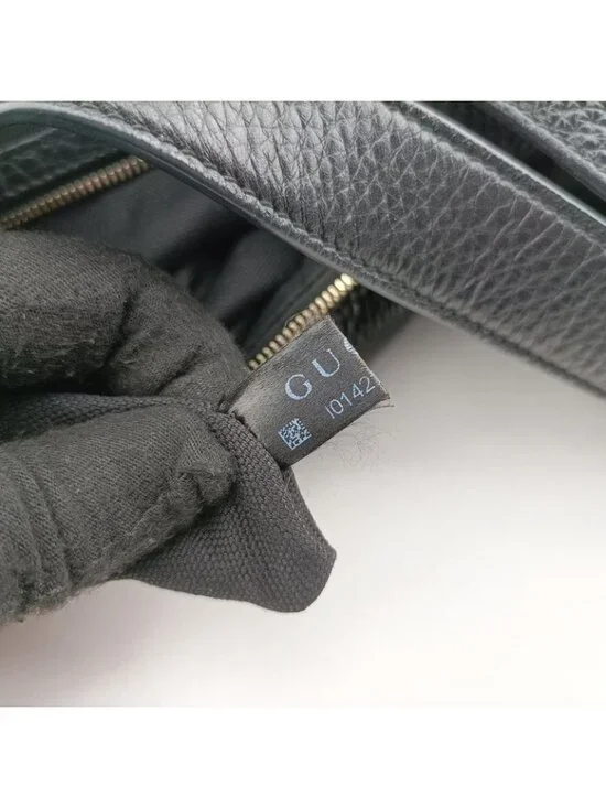 ★SOLD★ Gucci Emily Hobo Black Leather - Picture 12 of 16